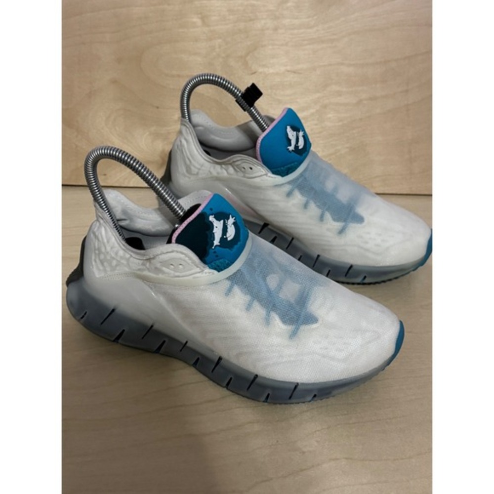 Reebok Ghostbusters‎ Zig Kinetica White Teal Pink H03292 Mens 5 Womens 6.5